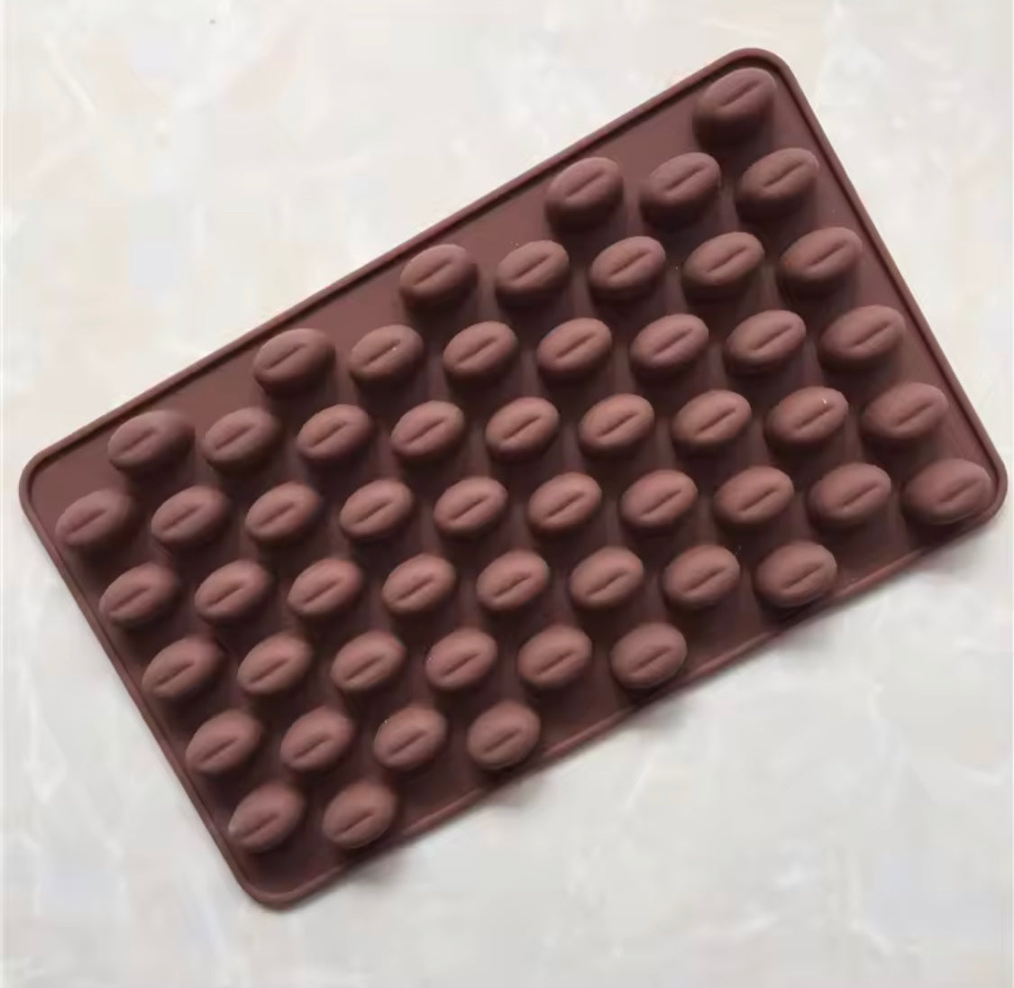 Coffee Beans Shaped Silicone Chocolate Mold, Mini Chocolate Coffee Bean Silicone Mold, Cookies Decorating Tools Coffee Beans Shaped Silicone Chocolate Mold, Mini Chocolate Coffee Bean Silicone Mold, Cookies Decorating Tools